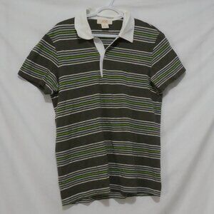 JOE FRESH | small | Striped Polo Shirt With White Collar
